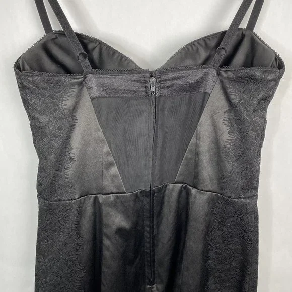 Guess Lexy Dress Sweetheart Neckline Satin Lace Trim Bodycon Sexy Dress 5 - Picture 13 of 15